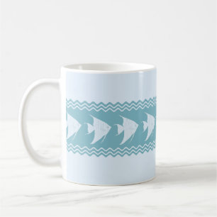 Mug Bleu clair Frappe d'angelfish