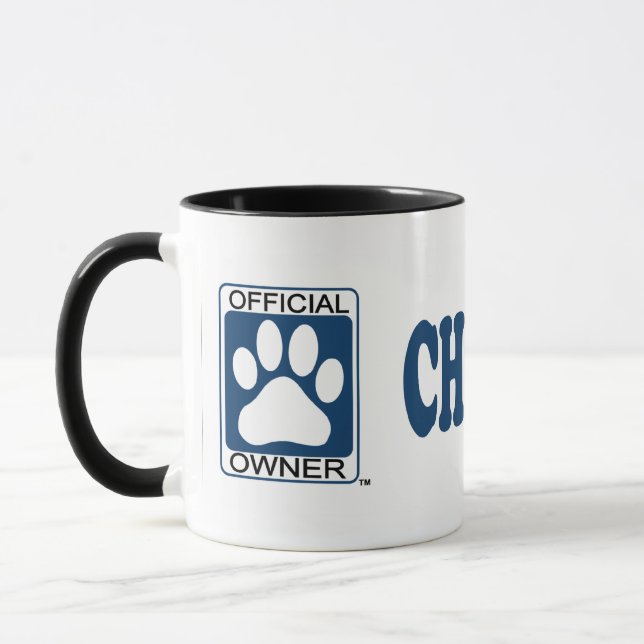 Mug Bleu de Chiweenie (Gauche)