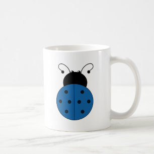 Mug Bleu de coccinelle