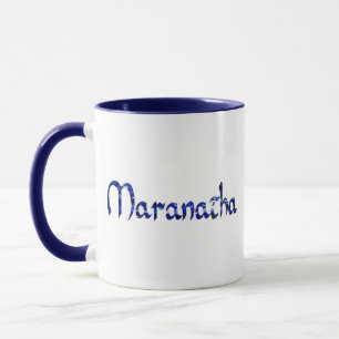 Mug Bleu de Maranatha Effet