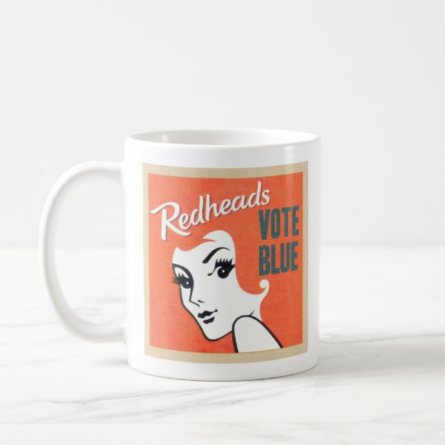 Mug Bleu de vote de roux (Gauche)