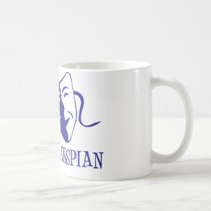 Mug bleu dramatique
