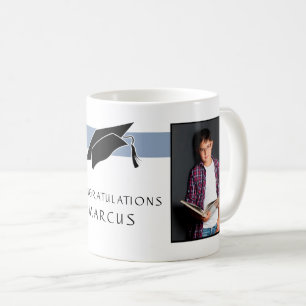 Mug Bleu Graduate Félicitations pour sa licence photo