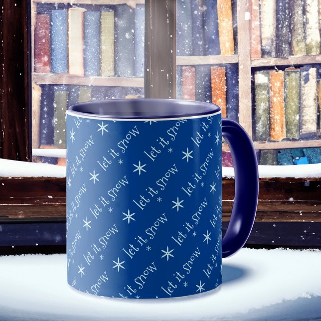 Mug Bleu Laisser neiger (Créateur téléchargé)