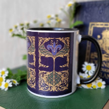 Bleu Lily Art Nouveau