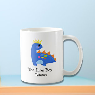 Mug Bleu mignon Le Dino Boy Kids