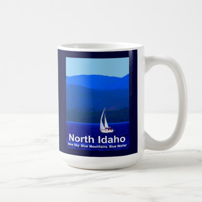Mug Bleu nord de l'Idaho (Droite)