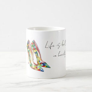 Mug Bleu Rouge Jaune Vert la vie est meilleure en talo