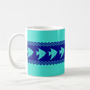 Mug Bleu Turquoise Côtière Fragments