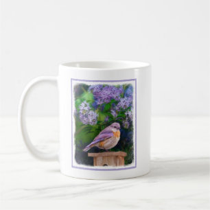 Mug Bleuet de l'Est en neige - Photo originale