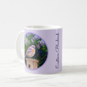 Mug Bleuet de l'Est en neige - Photo originale