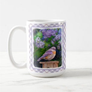 Mug Bleuet de l'Est en neige - Photo originale