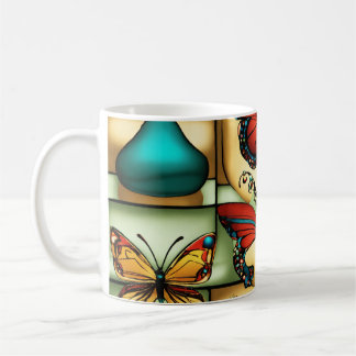 Mug Bliss Papillon - Conception de la Coupe de Café Co