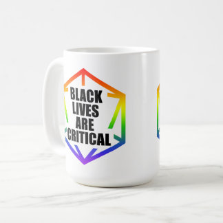 Mug BLM Black Lives are Critical [LGBTQ+]
