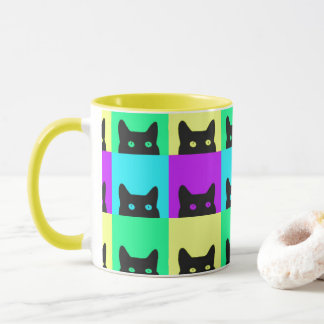 Mug Bloc coloré de chat Kitty