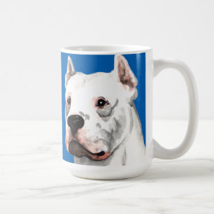 Mug Bloc de couleur de Dogo Argentino