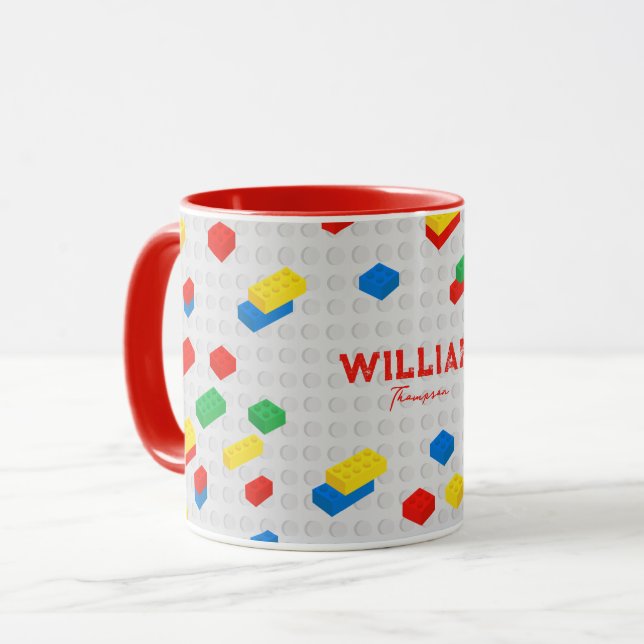 Mug Blocs de construction Blocs de construction de bri (Devant gauche)