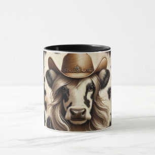 Mug Blonde Country Cow Girl Drôle