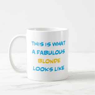 Mug blonde, fabuleux