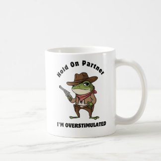 Mug Bloquer mon partenaire Je suis trop stimulé