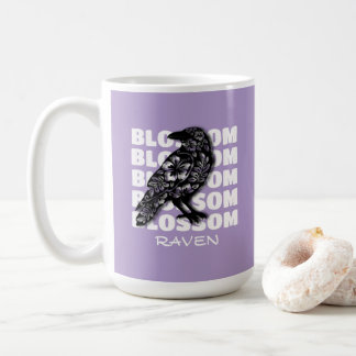 Mug Blossom Raven – Blütenrabe