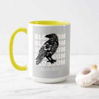 Mug Blossom Raven – Blütenrabe
