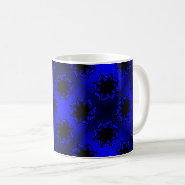 Mug Blue Blue Gradient Star Bow (Devant droit)