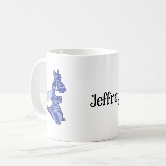 Mug - Blue Dragon with Name (Front Left)