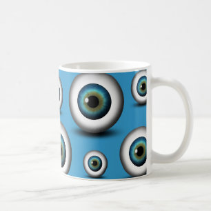 Mug Blue Eyeball Iris Eye Fun Cool Custom Musique