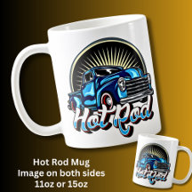 Blue Hot Rod Classic Music Car