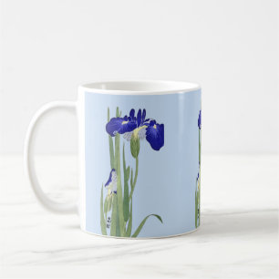 Mug Blue Irises par Ohara Koson