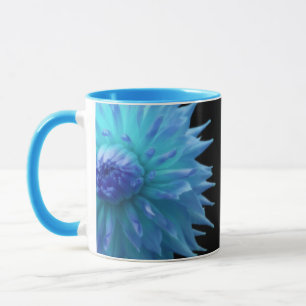 Mug Blue Jennie On Black with Loote Citation Céramique
