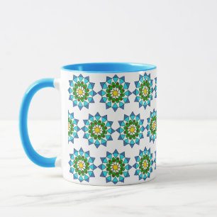 Mug - Blue Mandala Pattern