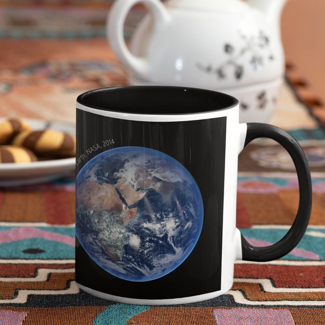 Mug Blue Marble Earth, 2014 Photo satellite (Créateur téléchargé)