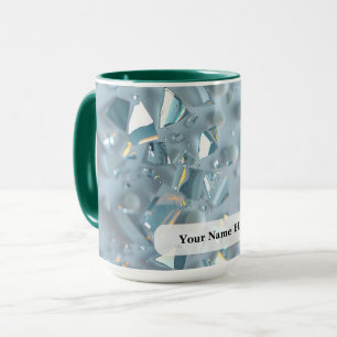 Mug Blue Prism Perle Brisée