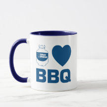 Blue Rhino "I Heart BBQ"