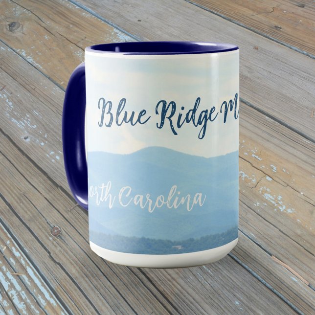 Mug Blue Ridge Mountains Photographique Personnalisabl (Créateur téléchargé)
