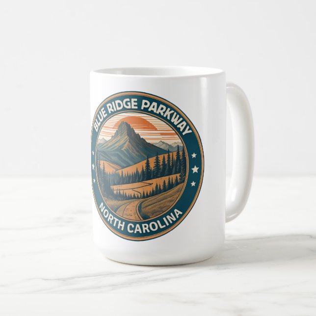 Mug Blue Ridge Parkway Pittoresque Byway Virginia Nort (Devant droit)