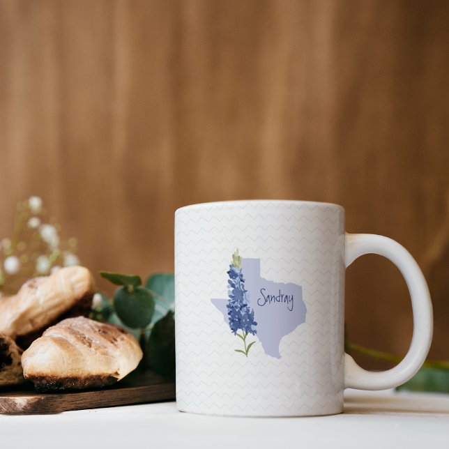 Mug Bluebonnet personnalisé Texas (Créateur téléchargé)