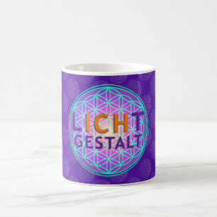 Mug Blume Des Lebens Lichtgestalt motif violet