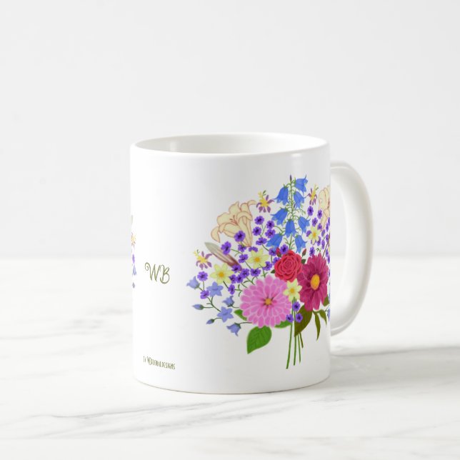 Mug Blumenstrauss Classique (Devant droit)