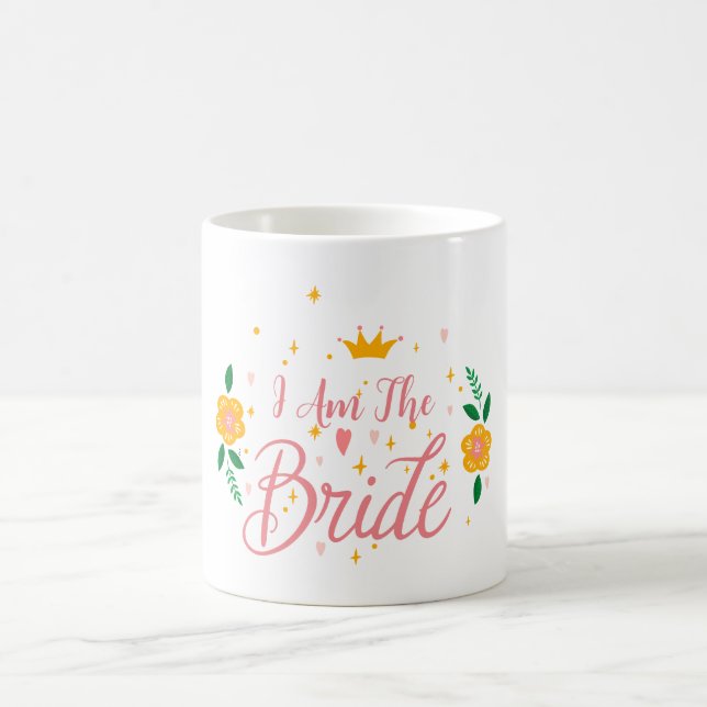 Mug Blush Pink Je Suis La Mariée Bachelorette Groupe P (Centre)