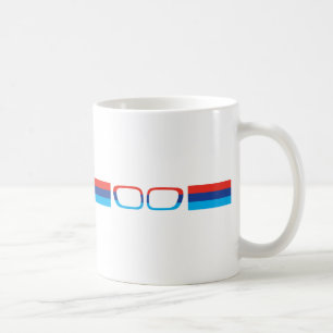 Mug BMW M bandes horizontales et reins