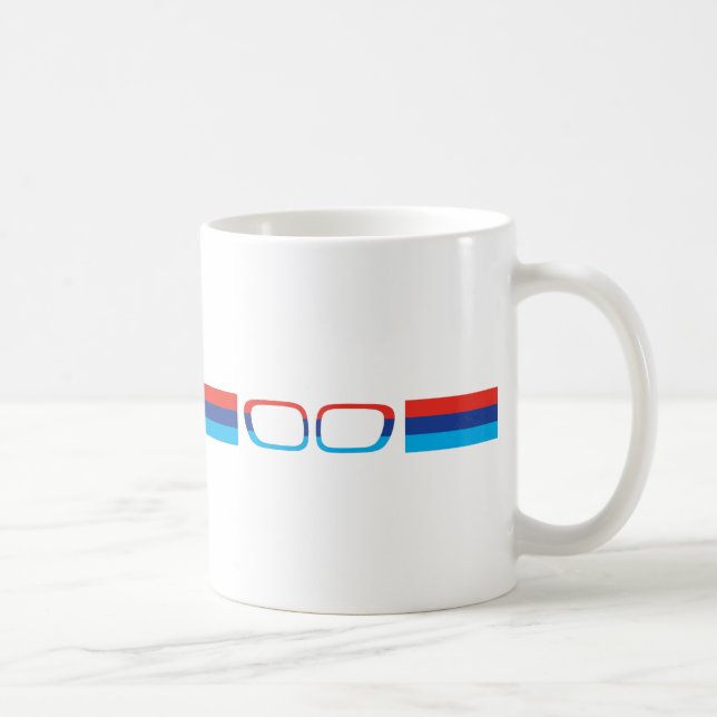 Mug BMW M bandes horizontales et reins (Droite)