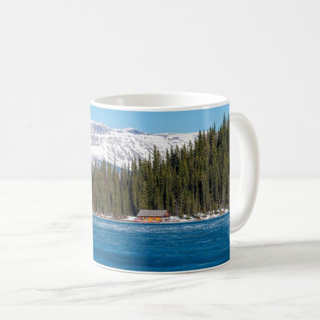 Mug Boathouse à côté de Lake Louise - Banff, Canada (Devant droit)
