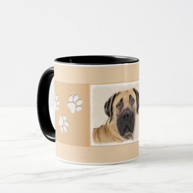 Mug Boerboel Peinture - Cute Original Chien Art (Devant gauche)