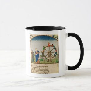 Mug Boethius avec la roue de la fortune