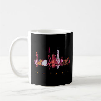 Mug Bogota, Silhouette colorée