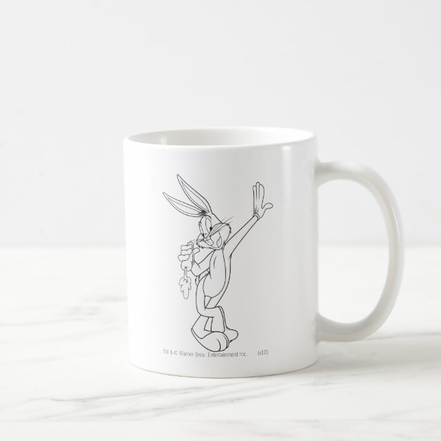 Mug BOGS BUNNY™ Carotte alimentaire (Droite)