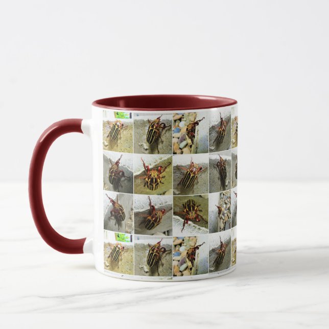 Mug Bogue off : juin Brouillard insecte photo Collage (Gauche)
